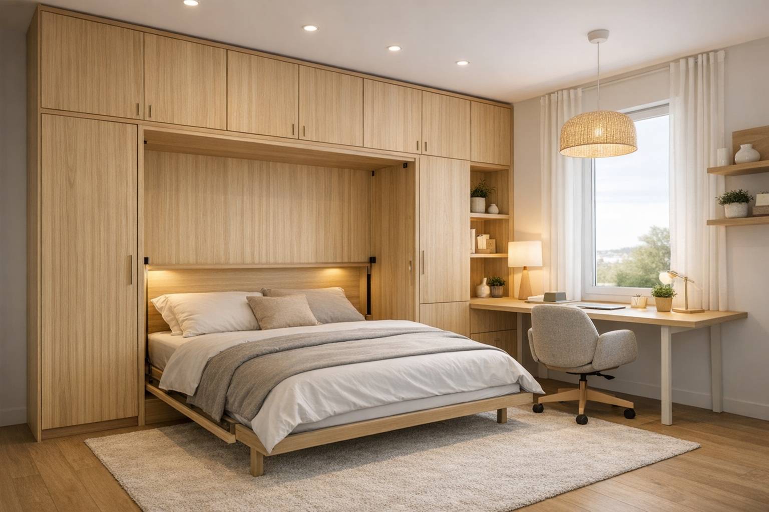 Cuarto de invitados multifunción: cómo crear un dormitorio extra sin sacrificar tu día a día