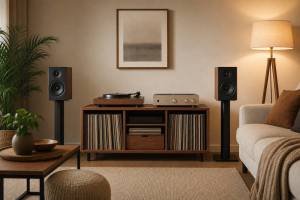 Rincón Hi‑Fi con estilo: cómo montar un espacio para tocadiscos, amplificador y altavoces en casa